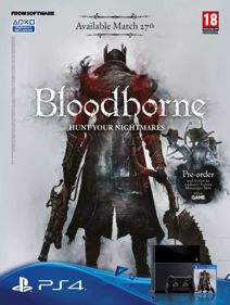 Bloodborne - Advertisement Flyer - Front