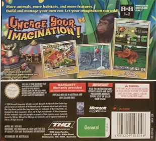 Zoo Tycoon 2 DS - Box - Back