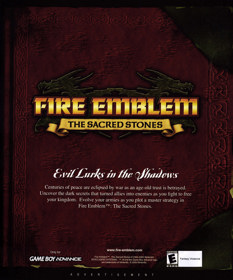 Fire Emblem: The Sacred Stones - Advertisement Flyer - Front