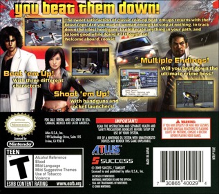 Tokyo Beat Down - Box - Back Image