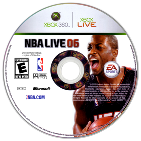 NBA Live 06 - Disc