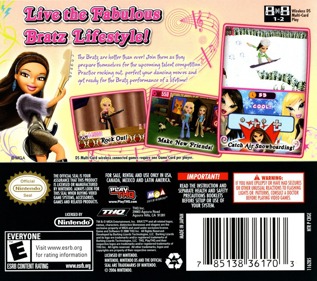 Bratz: Girlz Really Rock! - Box - Back