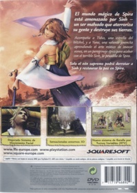Final Fantasy X - Box - Back Image