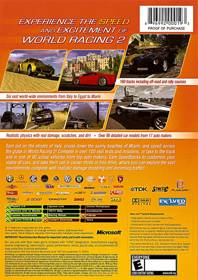 World Racing 2 - Box - Back