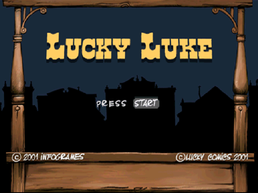 Lucky Luke: Western Fever - Screenshot - Game Title