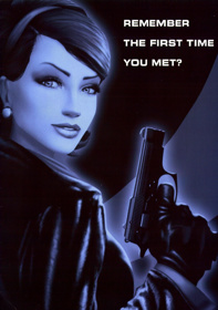 No One Lives Forever 2: A Spy in H.A.R.M.'s Way - Advertisement Flyer - Front