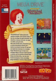 McDonald's Treasure Land Adventure - Box - Back