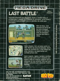 Last Battle - Box - Back
