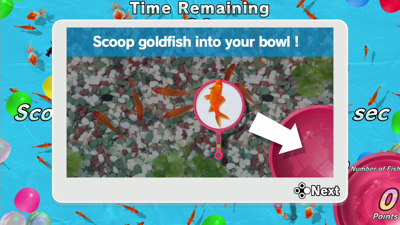 Catch 'Em! Goldfish Scooping - Screenshot - Gameplay