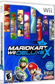 Mario Kart Wii Deluxe X - Box - 3D Image