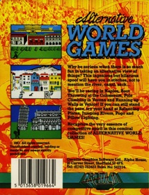 Alternative World Games  - Box - Back