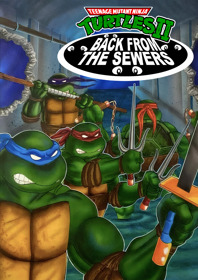 Teenage Mutant Ninja Turtles II: Back from the Sewers - Fanart - Box - Front