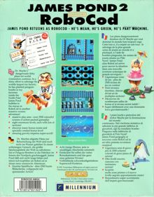 James Pond 2: Codename RoboCod - Box - Back