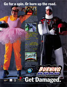 Burning Road - Advertisement Flyer - Front