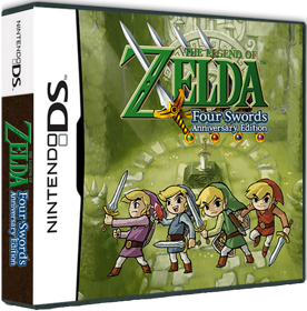 The Legend of Zelda: Four Swords Anniversary Edition - Box - 3D Image
