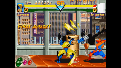 Marvel Super Heroes - Screenshot - Gameplay