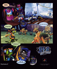 Sly 2: Band of Thieves - Advertisement Flyer - Front