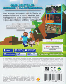 Minecraft: Playstation Vita Edition - Box - Back