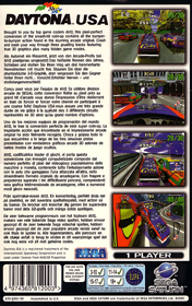 Daytona USA - Box - Back Image