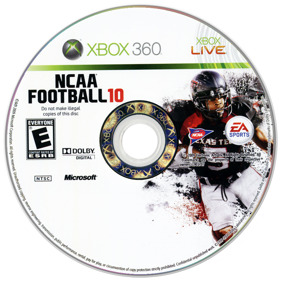 NCAA Football 10 - Disc