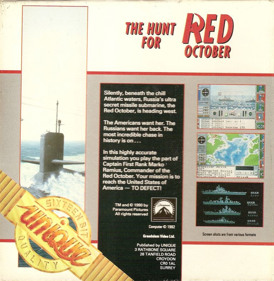 The Hunt for Red October - Box - Back