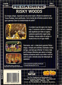 Risky Woods - Box - Back
