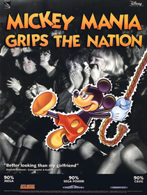 Mickey Mania: The Timeless Adventures of Mickey Mouse - Advertisement Flyer - Front Image