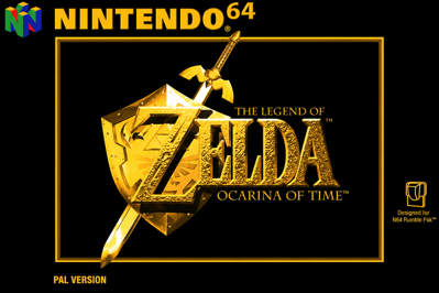 The Legend of Zelda: Ocarina of Time - Box - Front - Reconstructed Image