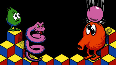 Q*bert - Fanart - Background