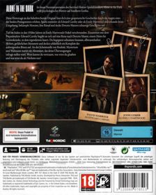 Alone in The Dark - Box - Back