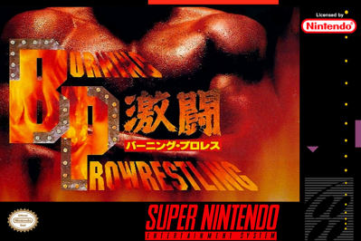 Gekitou Burning Pro Wrestling - Fanart - Box - Front