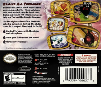 Tornado - Box - Back Image