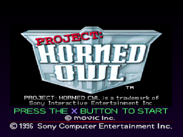 Project: Horned Owl - Screenshot - Game Title Image