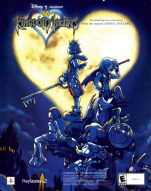 Kingdom Hearts - Advertisement Flyer - Front