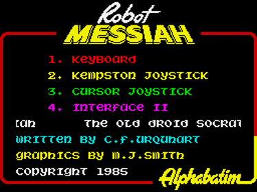 Robot Messiah - Screenshot - Game Select
