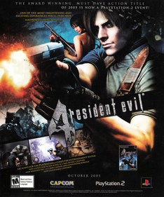 Resident Evil 4 - Advertisement Flyer - Front