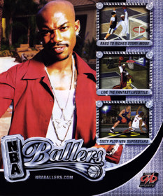 NBA Ballers - Advertisement Flyer - Front
