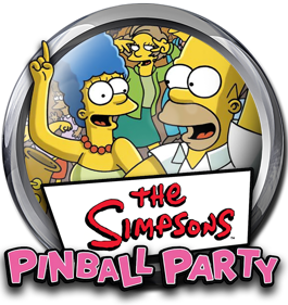 The Simpsons Pinball Party - Fanart - Cart - Front
