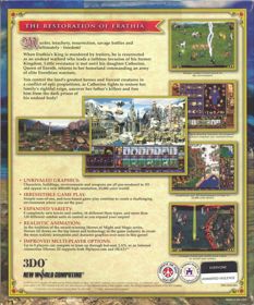 Heroes of Might and Magic III - Box - Back Image
