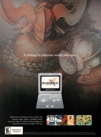 Final Fantasy Tactics Advance - Advertisement Flyer - Front