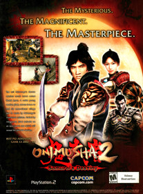 Onimusha 2: Samurai's Destiny - Advertisement Flyer - Front