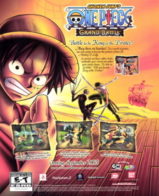 Shonen Jump's One Piece: Grand Battle - Advertisement Flyer - Front