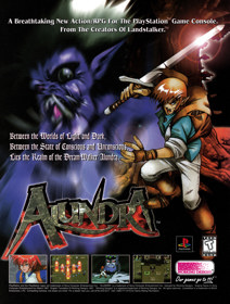 Alundra - Advertisement Flyer - Front