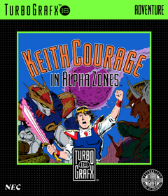 Keith Courage in Alpha Zones - Fanart - Box - Front