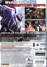 Transformers: War for Cybertron - Box - Back