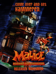 Malice - Advertisement Flyer - Front