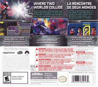 Transformers: Rise of the Dark Spark - Box - Back