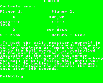 Footer - Screenshot - Game Select