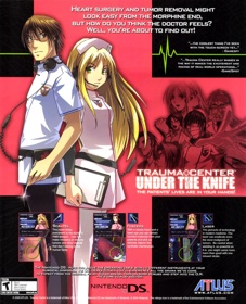 Trauma Center: Under the Knife - Advertisement Flyer - Front