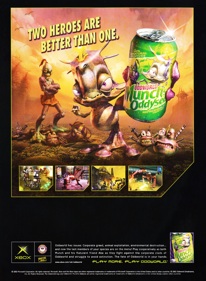 Oddworld: Munch's Oddysee - Advertisement Flyer - Front